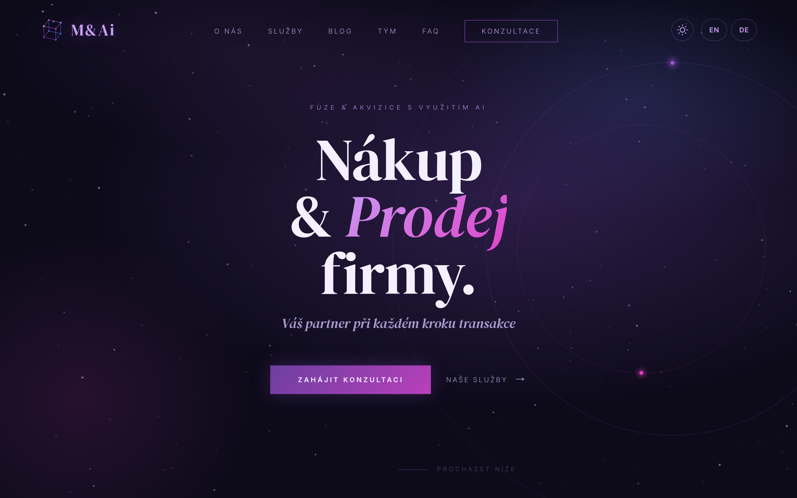 M&Ai, M&A poradenství